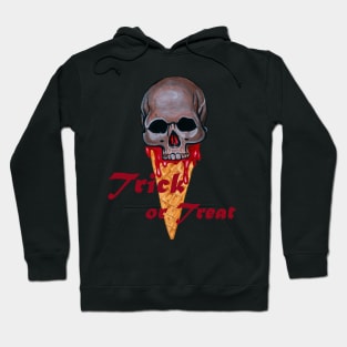 Trick or treat Halloween skull Hoodie